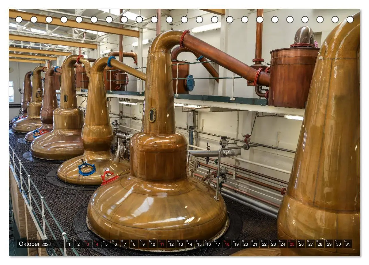 Bild: 9783457770733 | Whisky Distillery - Schottische Brennereien (Tischkalender 2026 DIN...