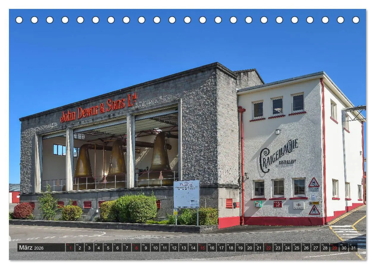 Bild: 9783457770733 | Whisky Distillery - Schottische Brennereien (Tischkalender 2026 DIN...