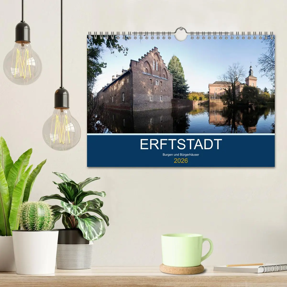 Bild: 9783457840733 | ERFTSTADT - Burgen und Bürgerhäuser (Wandkalender 2026 DIN A4...