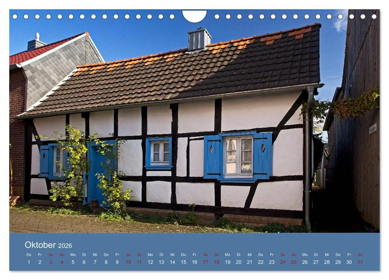 Bild: 9783457840733 | ERFTSTADT - Burgen und Bürgerhäuser (Wandkalender 2026 DIN A4...