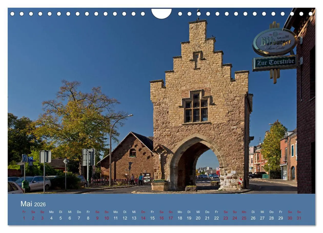 Bild: 9783457840733 | ERFTSTADT - Burgen und Bürgerhäuser (Wandkalender 2026 DIN A4...
