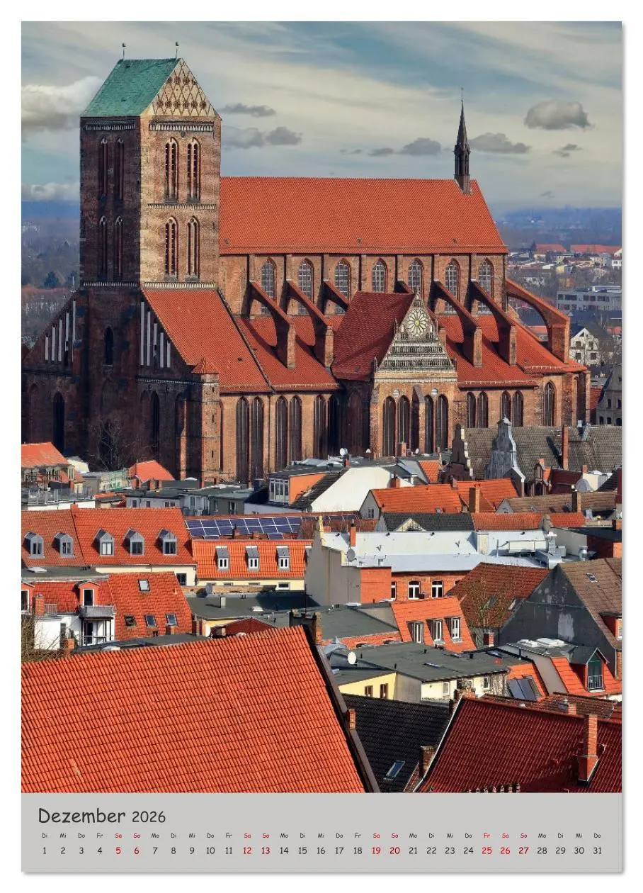Bild: 9783457910733 | Wismar - UNESCO Welterbe in Deutschland (Wandkalender 2026 DIN A2...