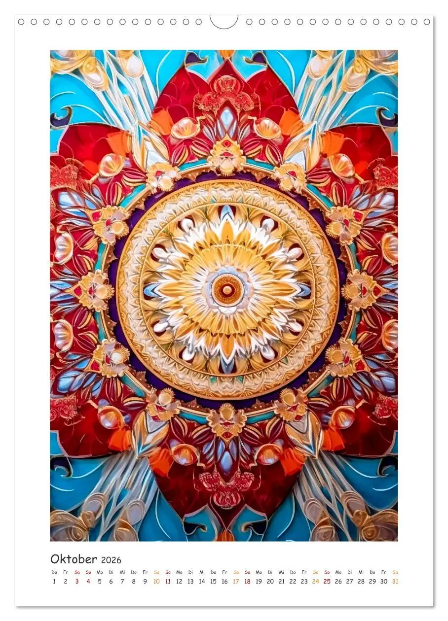 Bild: 9783516310733 | Zauberhafte Mandalas (Wandkalender 2026 DIN A3 hoch), CALVENDO...