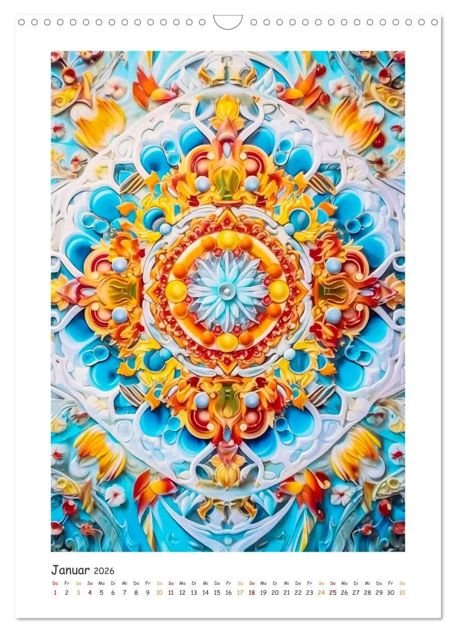 Bild: 9783516310733 | Zauberhafte Mandalas (Wandkalender 2026 DIN A3 hoch), CALVENDO...