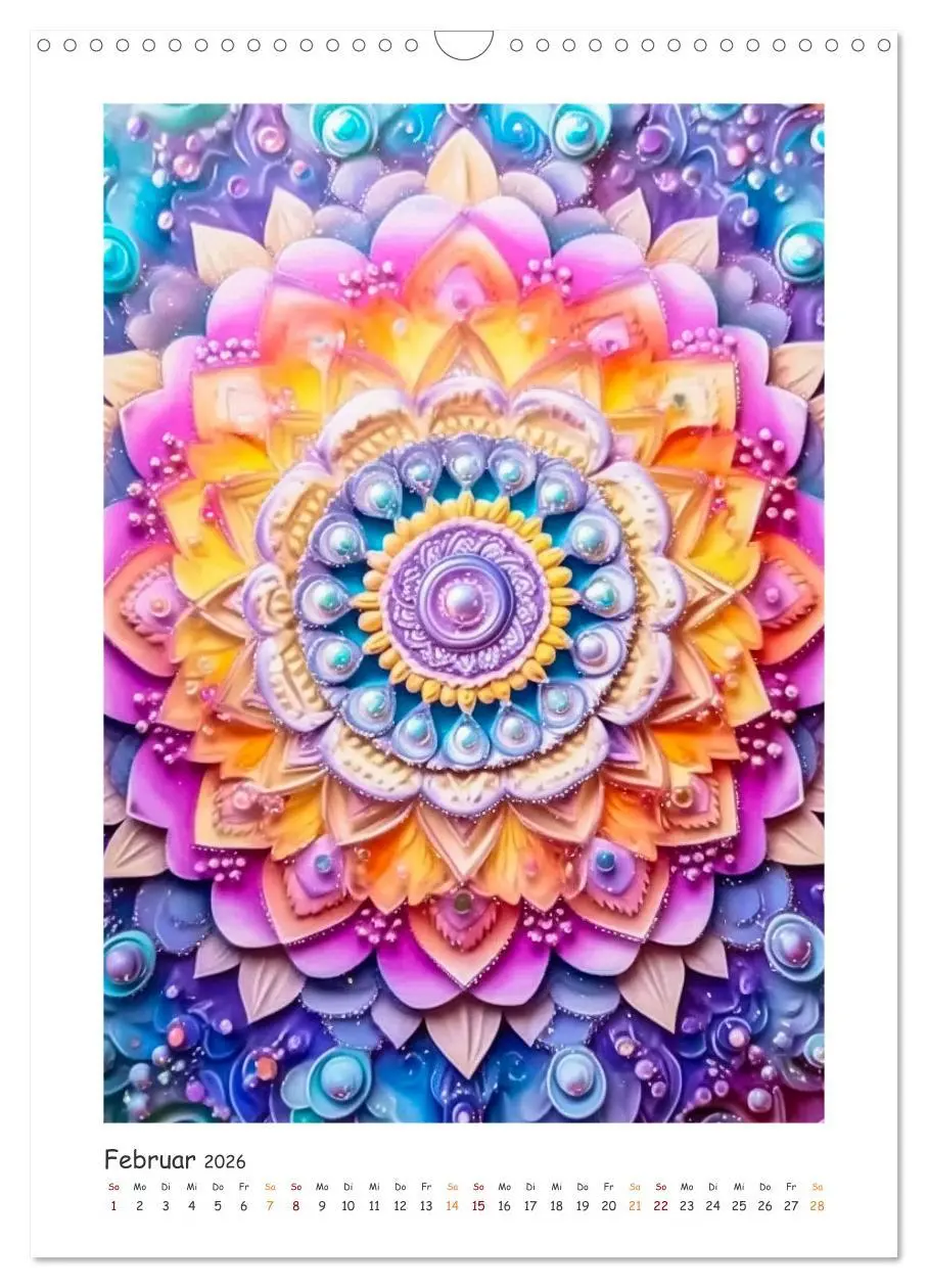 Bild: 9783516310733 | Zauberhafte Mandalas (Wandkalender 2026 DIN A3 hoch), CALVENDO...
