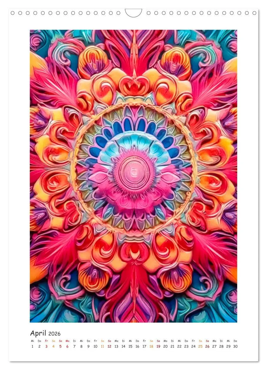 Bild: 9783516310733 | Zauberhafte Mandalas (Wandkalender 2026 DIN A3 hoch), CALVENDO...