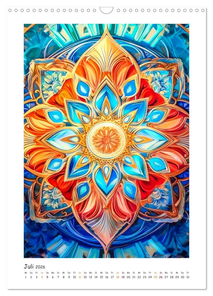 Bild: 9783516310733 | Zauberhafte Mandalas (Wandkalender 2026 DIN A3 hoch), CALVENDO...