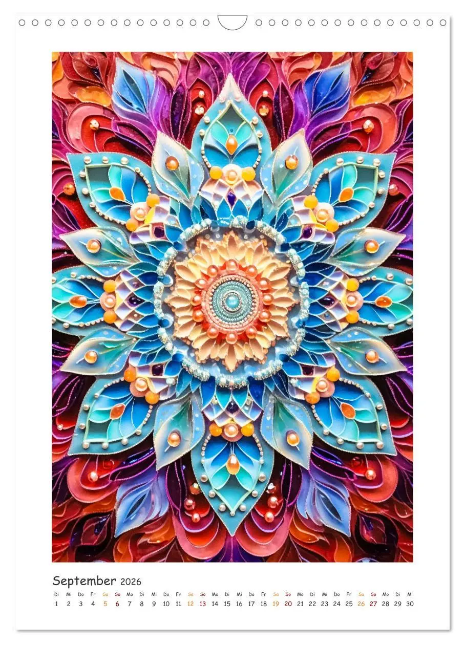Bild: 9783516310733 | Zauberhafte Mandalas (Wandkalender 2026 DIN A3 hoch), CALVENDO...