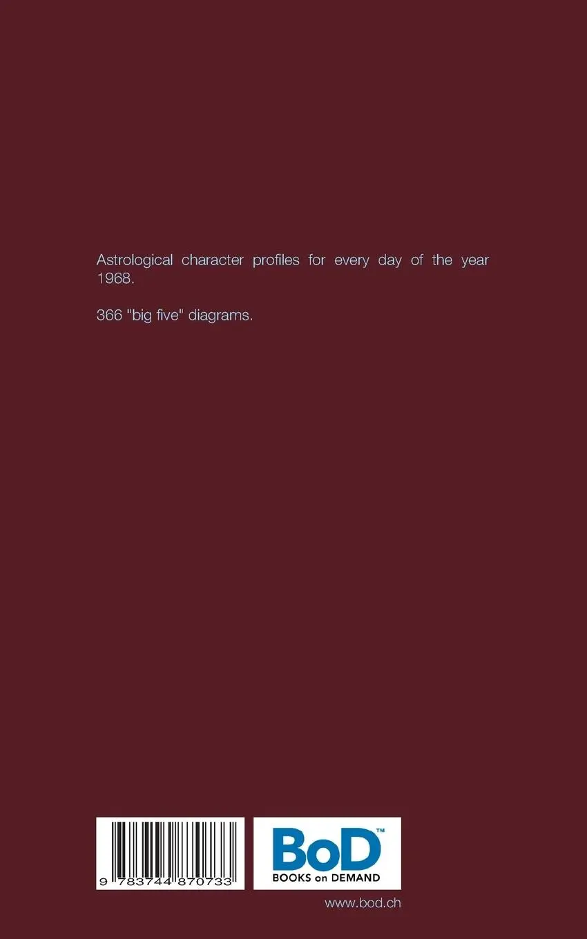 Rückseite: 9783744870733 | Born in the year 1968 | Christoph Däppen | Taschenbuch | 132 S. | 2017
