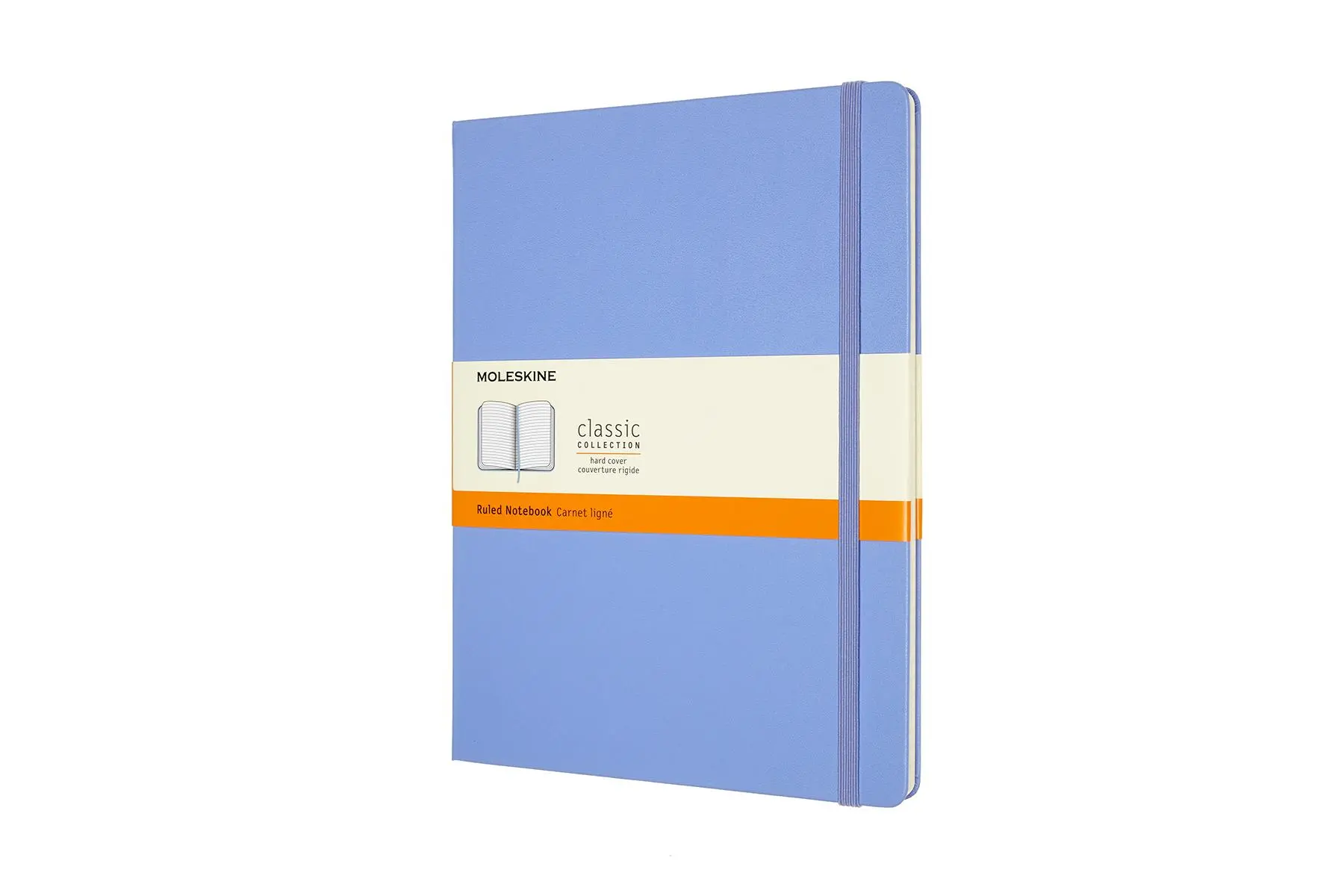 Cover: 8056420850833 | Moleskine Notizbuch XL, Liniert, Fester Einband, Hortensien Blau
