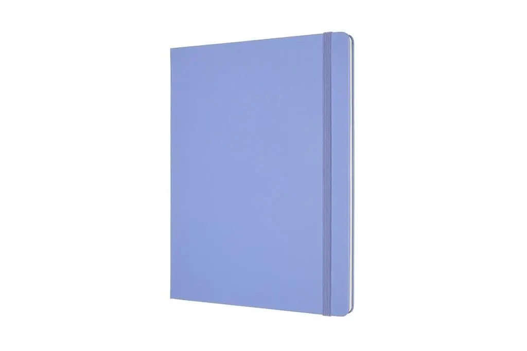 Bild: 8056420850833 | Moleskine Notizbuch XL, Liniert, Fester Einband, Hortensien Blau