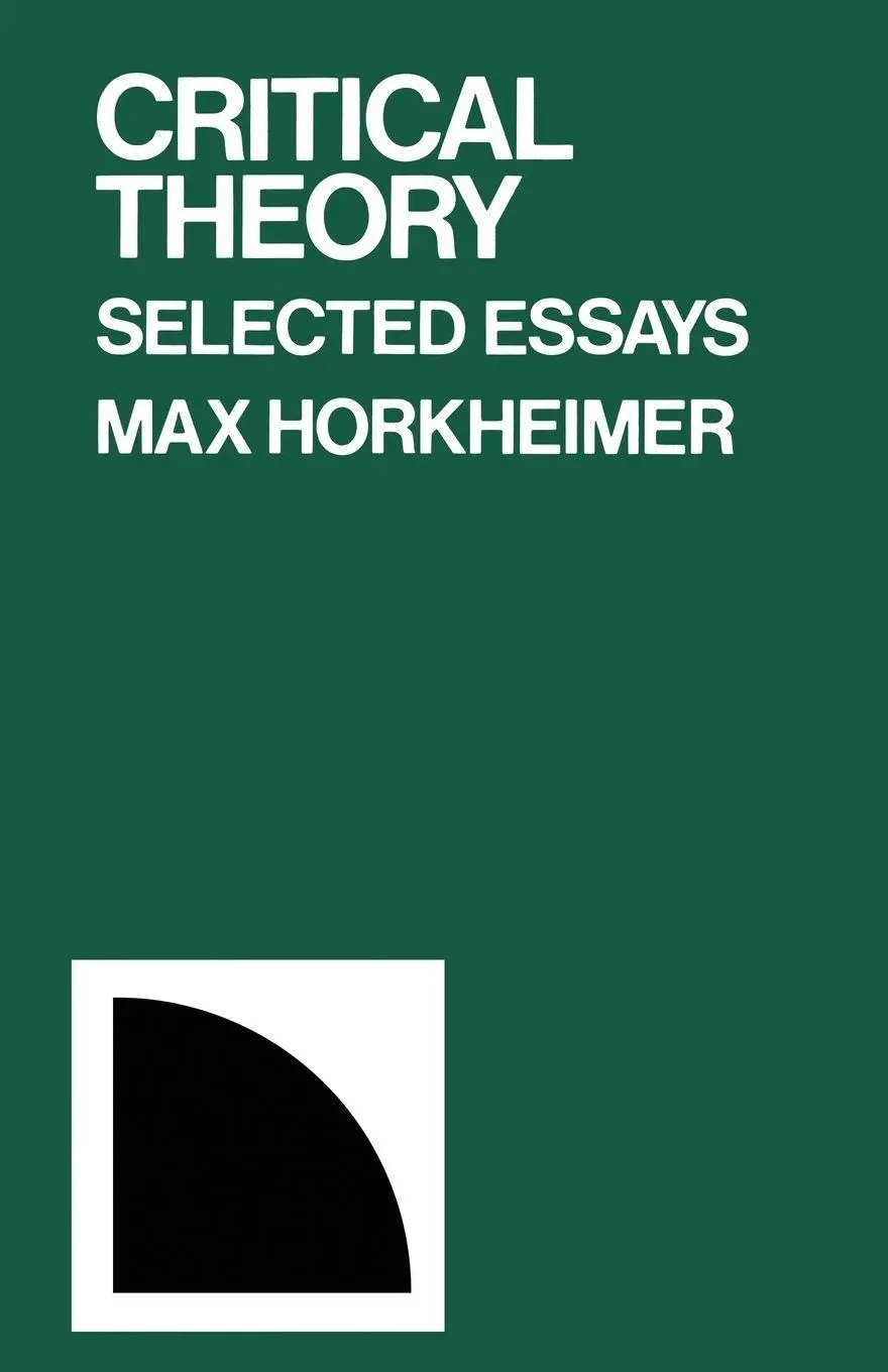 Cover: 9780826400833 | Critical Theory | Selected Essays | Max Horkheimer | Taschenbuch