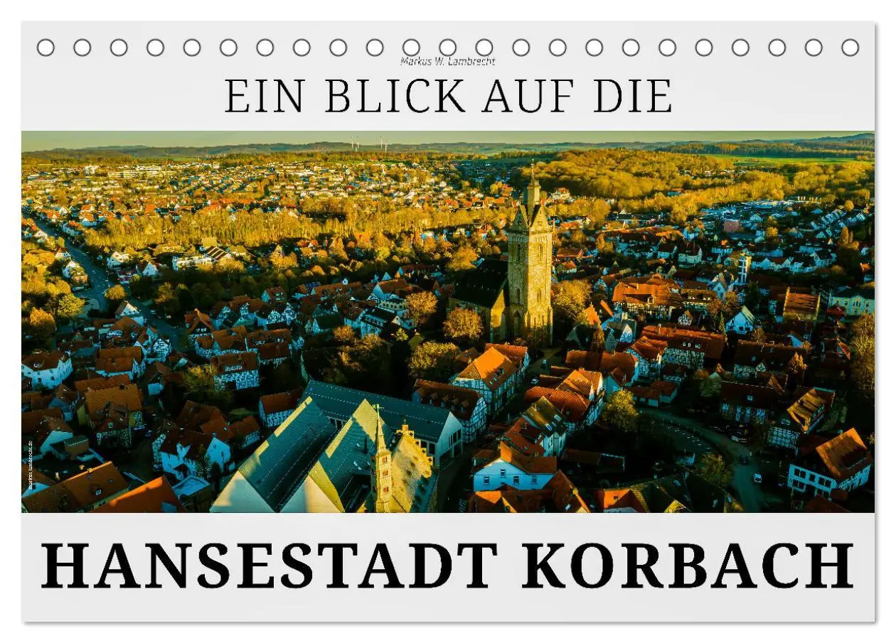 Cover: 9783457900833 | Ein Blick auf die Hansestadt Korbach (Tischkalender 2026 DIN A5...