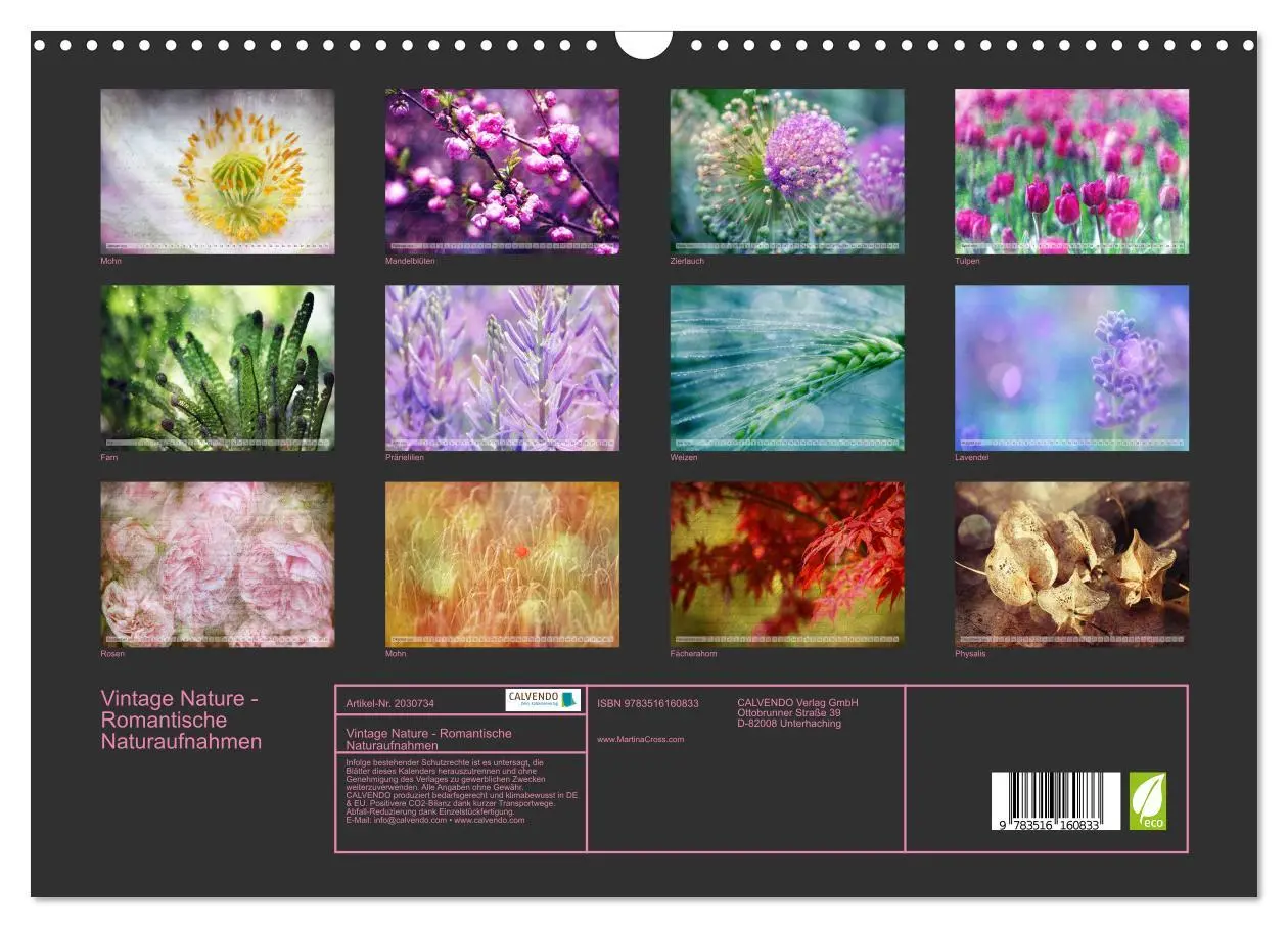 Bild: 9783516160833 | Vintage Nature - Romantische Naturaufnahmen (Wandkalender 2026 DIN...