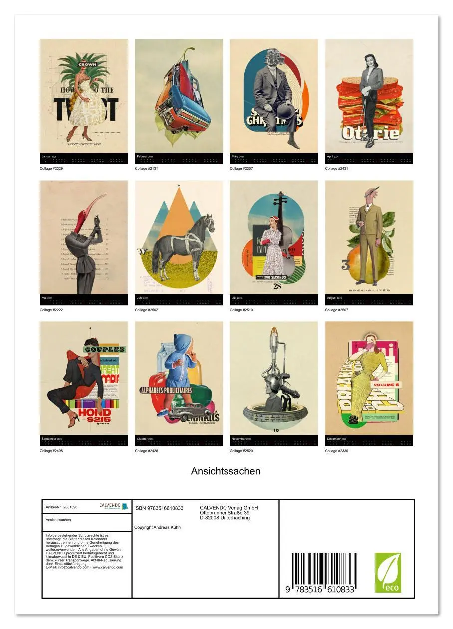 Bild: 9783516610833 | Ansichtssachen (Wandkalender 2026 DIN A4 hoch), CALVENDO...