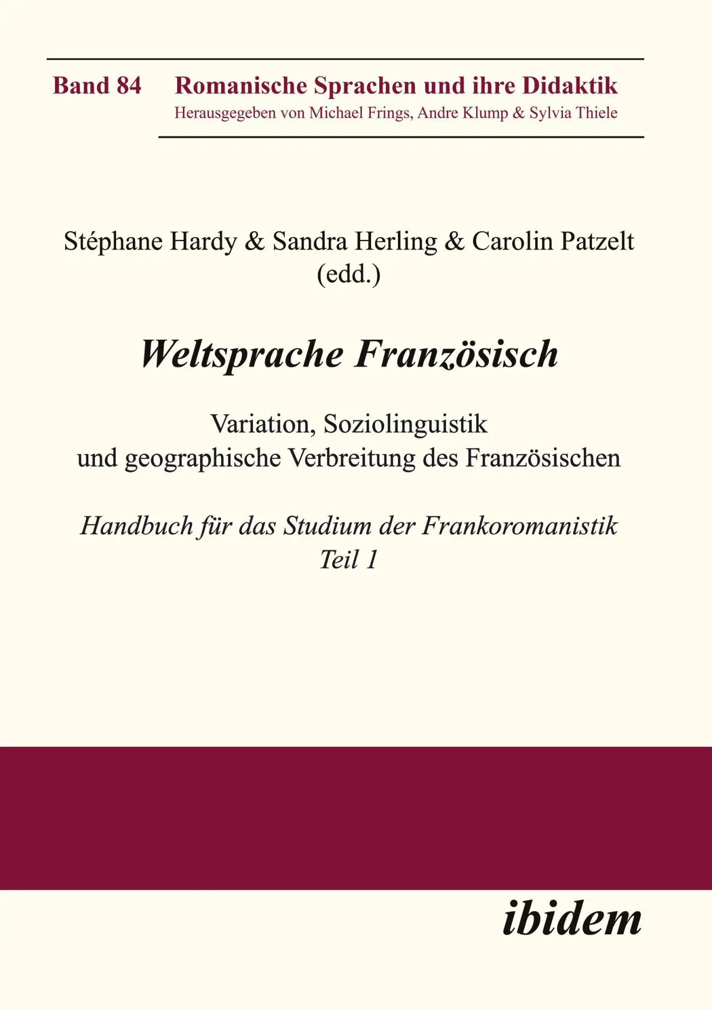 Cover: 9783838220833 | Weltsprache Französisch | Sandra Patzelt Herling | Buch | 2 Bücher