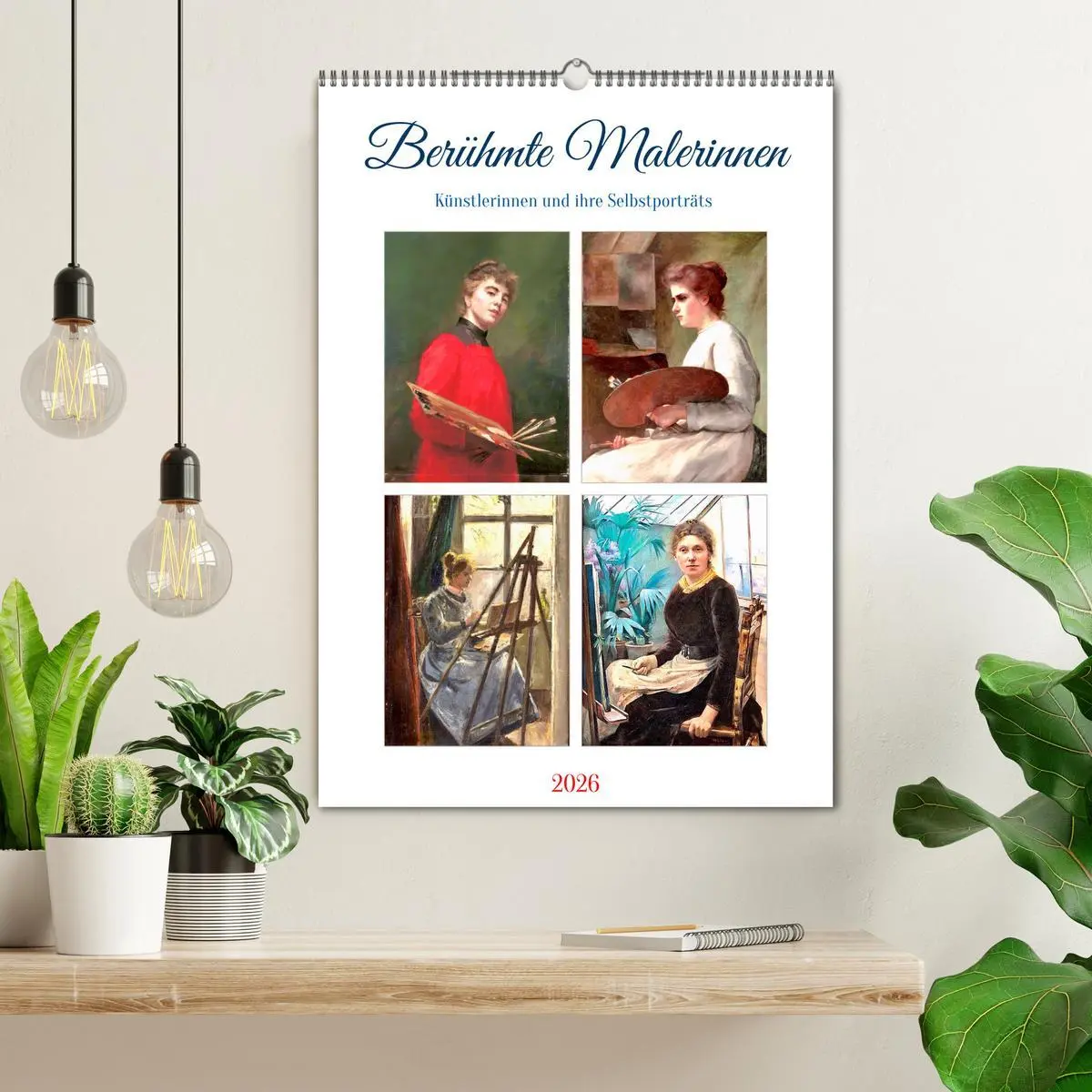 Bild: 9783457750933 | Berühmte Malerinnen (Wandkalender 2026 DIN A2 hoch), CALVENDO...