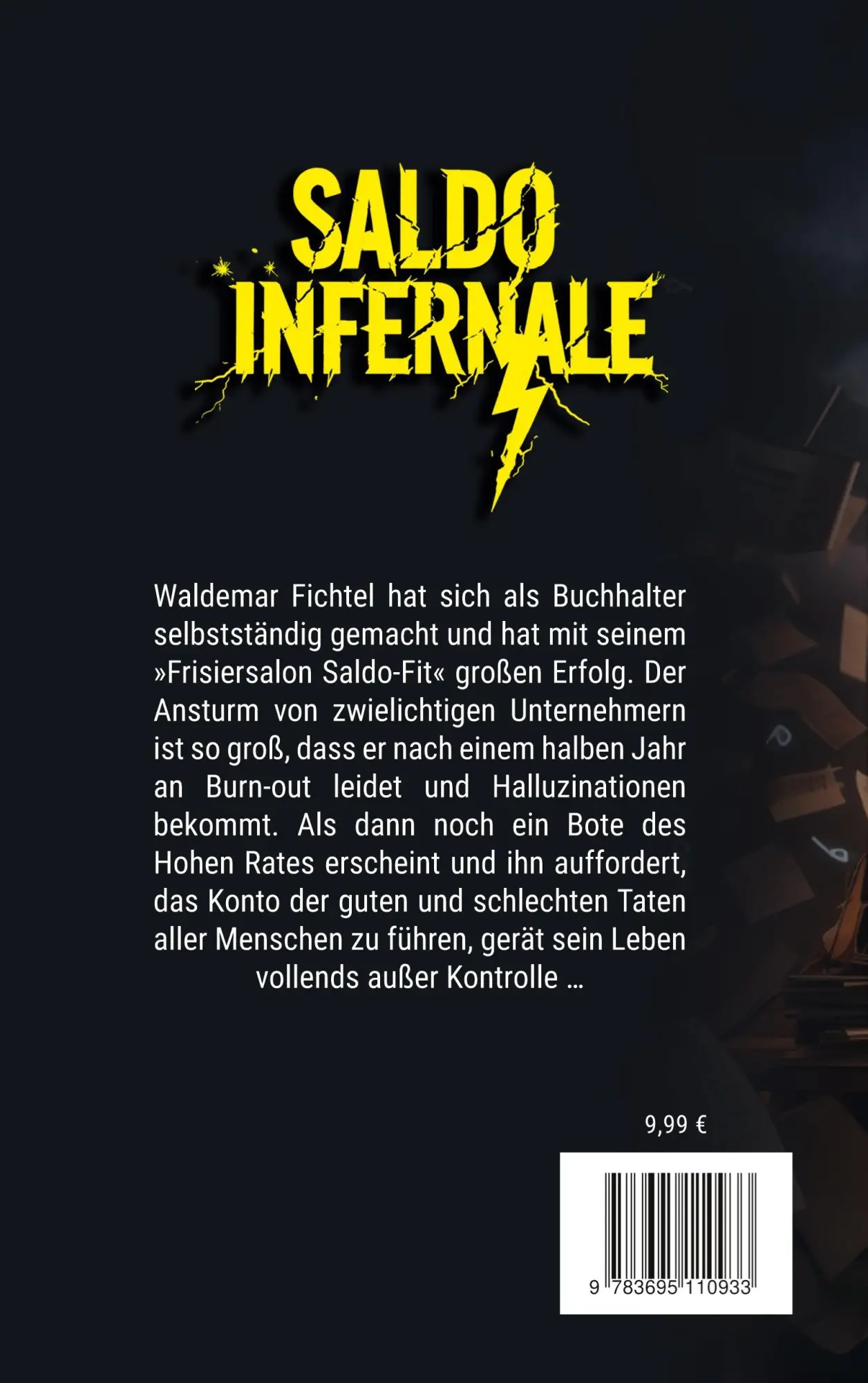 Rückseite: 9783695110933 | Saldo Infernale | Ein Theaterstück | Reinhold Hartl | Taschenbuch