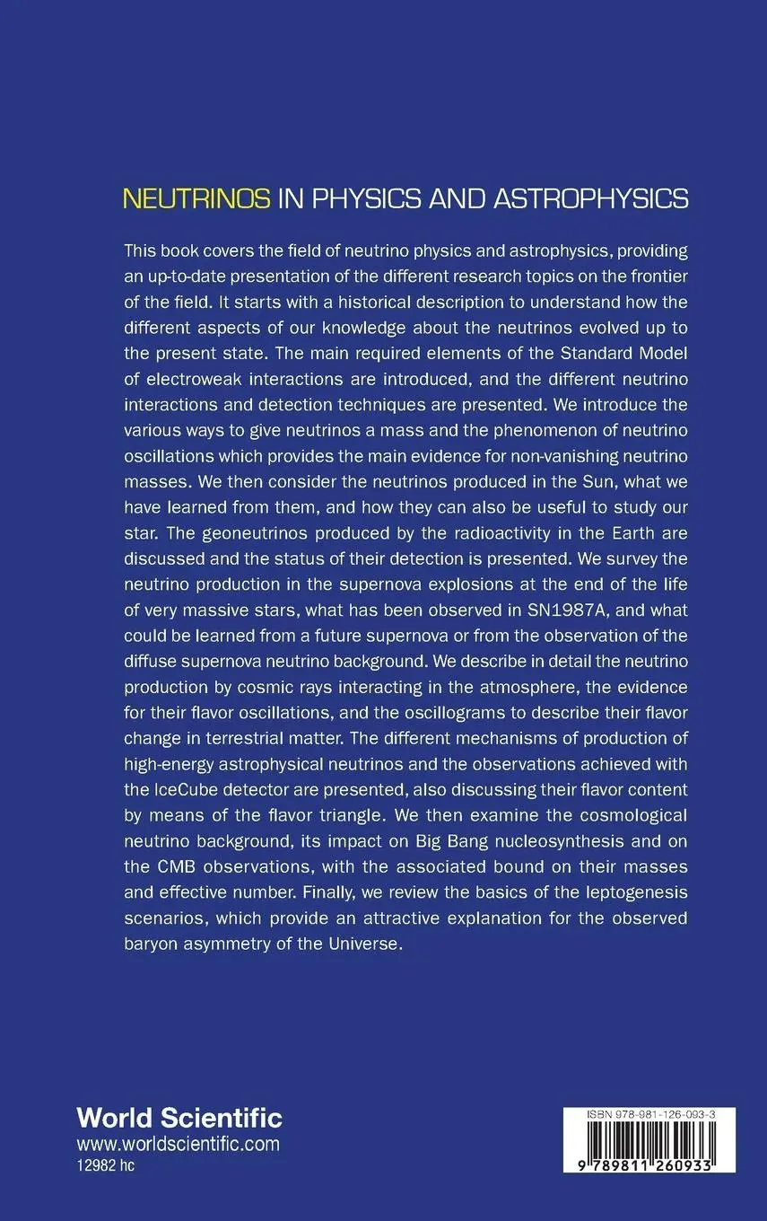 Rückseite: 9789811260933 | NEUTRINOS IN PHYSICS AND ASTROPHYSICS | Vissani | Buch | Englisch