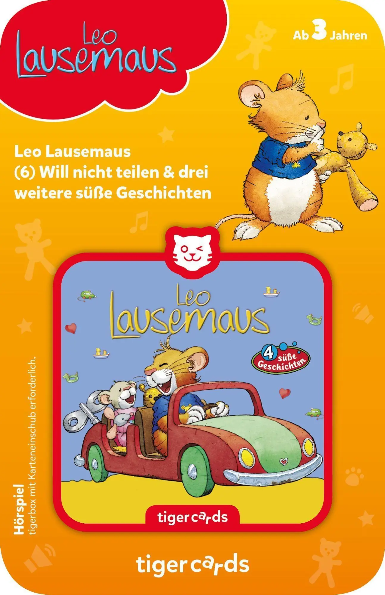 Bild: 4260535481033 | tigercard - Leo Lausemaus - Folge 6: Will nicht teilen und 3...