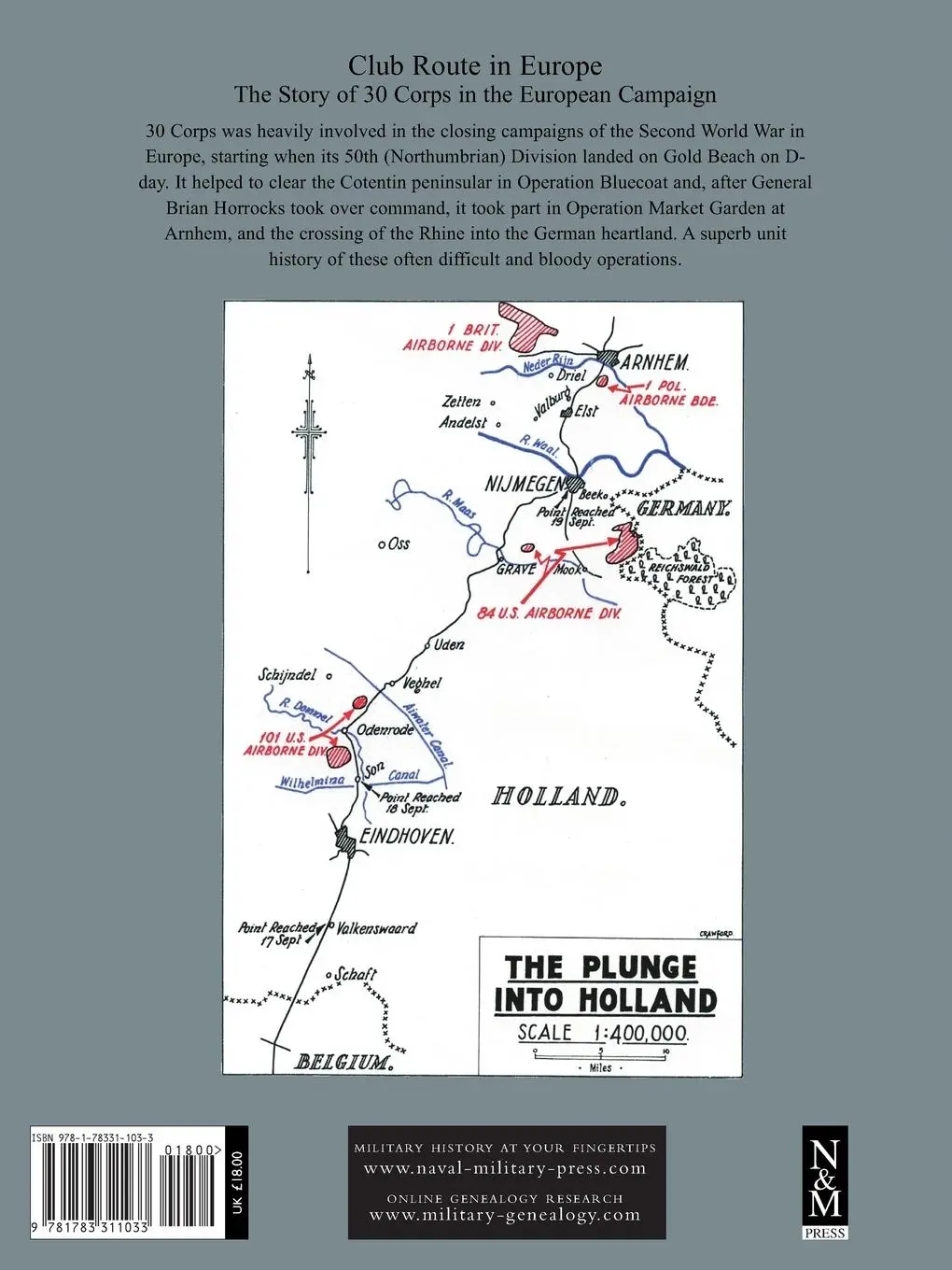 Rückseite: 9781783311033 | Club Route in Europe the Story of 30 Corps in the European Campaign.