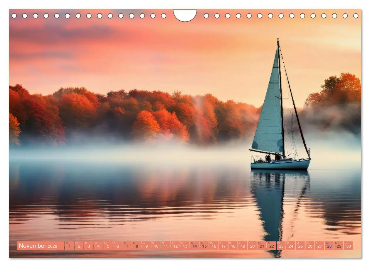 Bild: 9783457331033 | Mit dem Wind um die Welt - segeln (Wandkalender 2026 DIN A4 quer),...