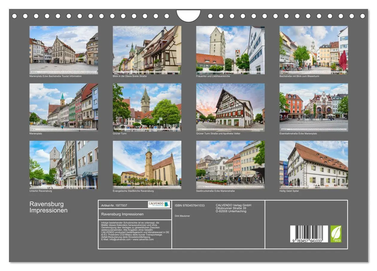 Bild: 9783457641033 | Ravensburg Impressionen (Wandkalender 2026 DIN A4 quer), CALVENDO...