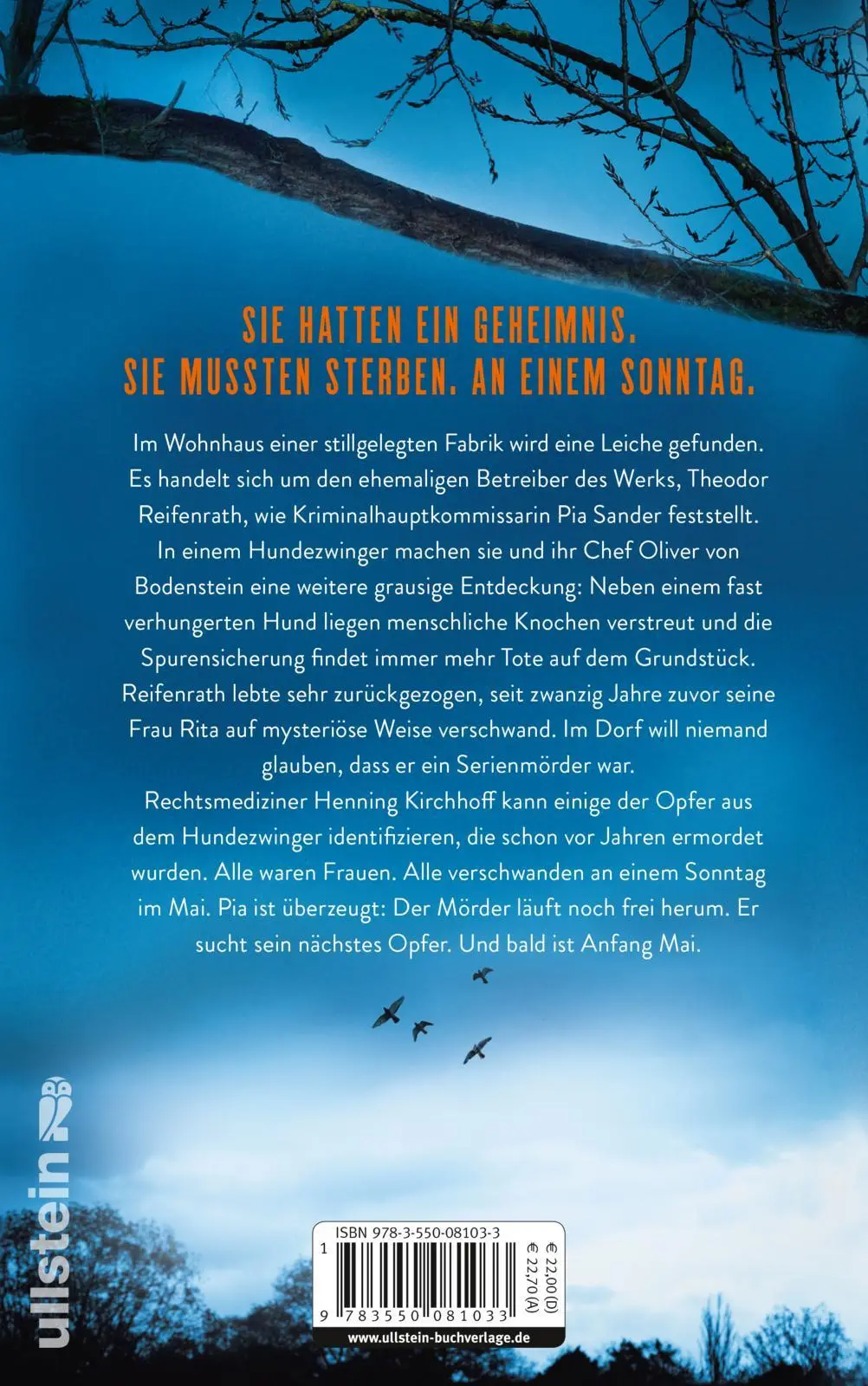 Rückseite: 9783550081033 | Muttertag | Kriminalroman | Nele Neuhaus | Buch | 560 S. | Deutsch
