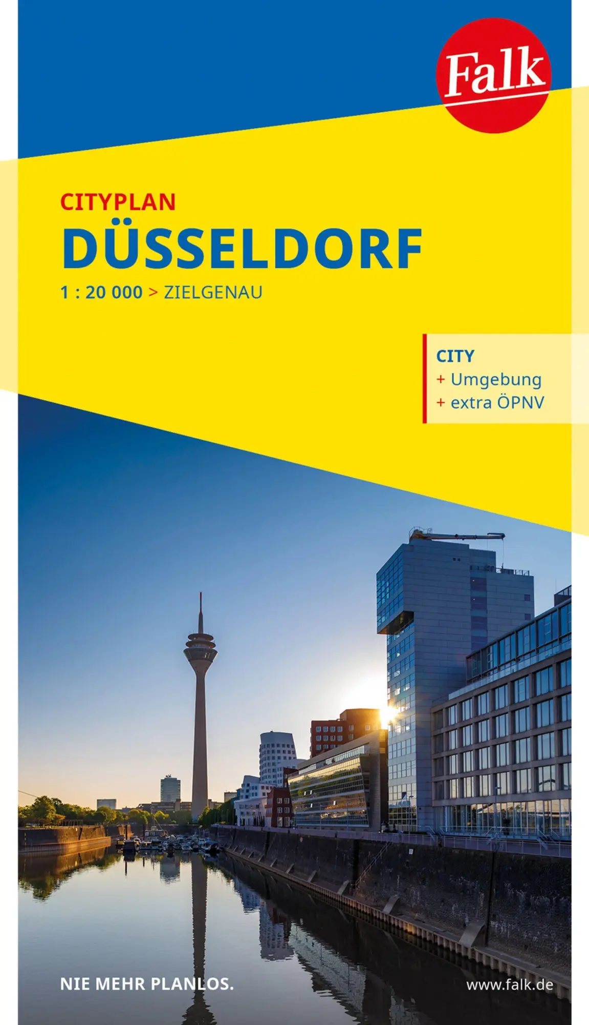 Cover: 9783827901033 | Falk Cityplan Düsseldorf 1:20.000 | (Land-)Karte | Falk Citypläne