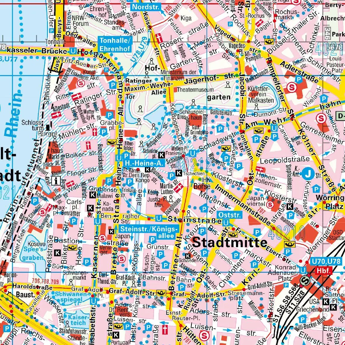 Bild: 9783827901033 | Falk Cityplan Düsseldorf 1:20.000 | (Land-)Karte | Falk Citypläne