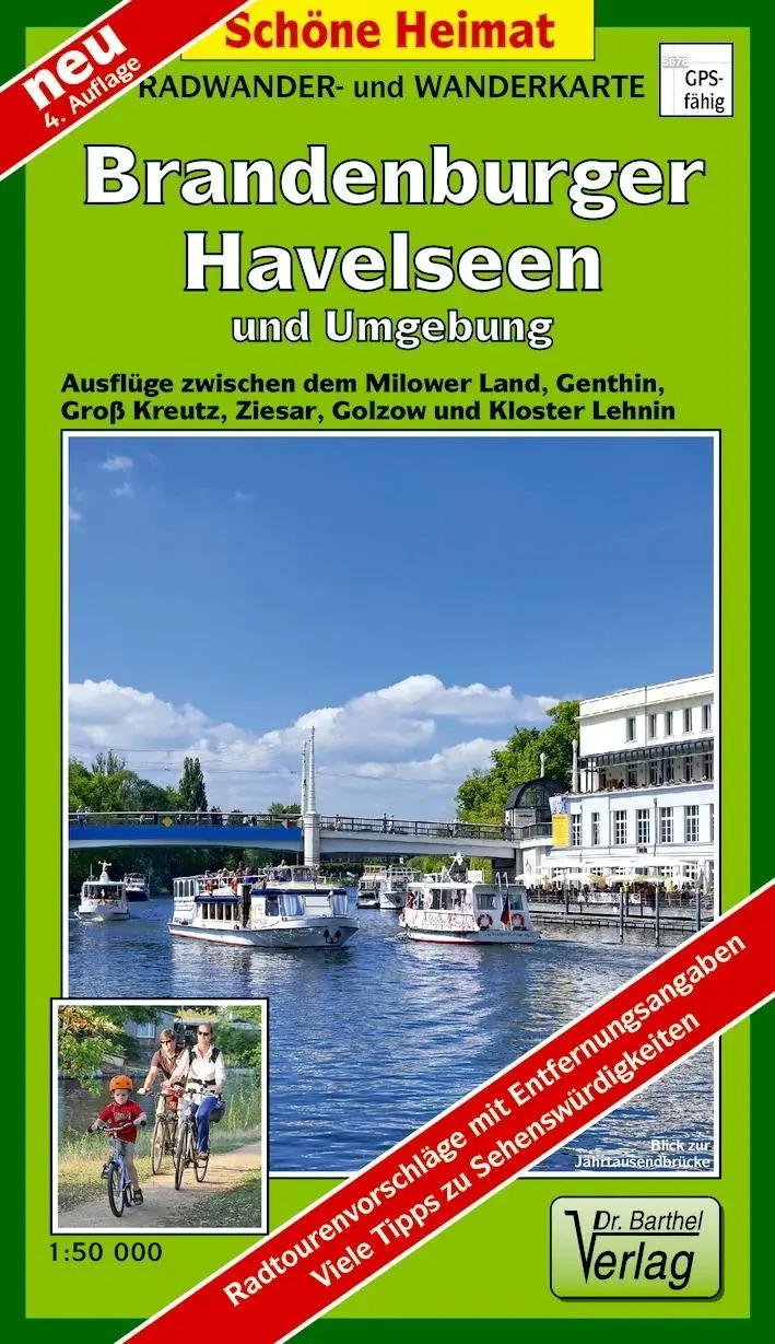Cover: 9783895911033 | Brandenburger Havelseen und Umgebung 1 : 50 000. Radwander- und...