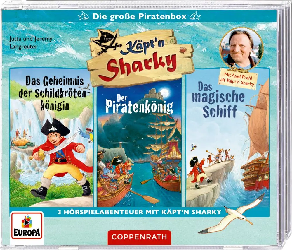 Cover: 4050003951133 | Käpt'n Sharky - Die große Piratenbox (3 CDs) | Langreuter (u. a.) | CD