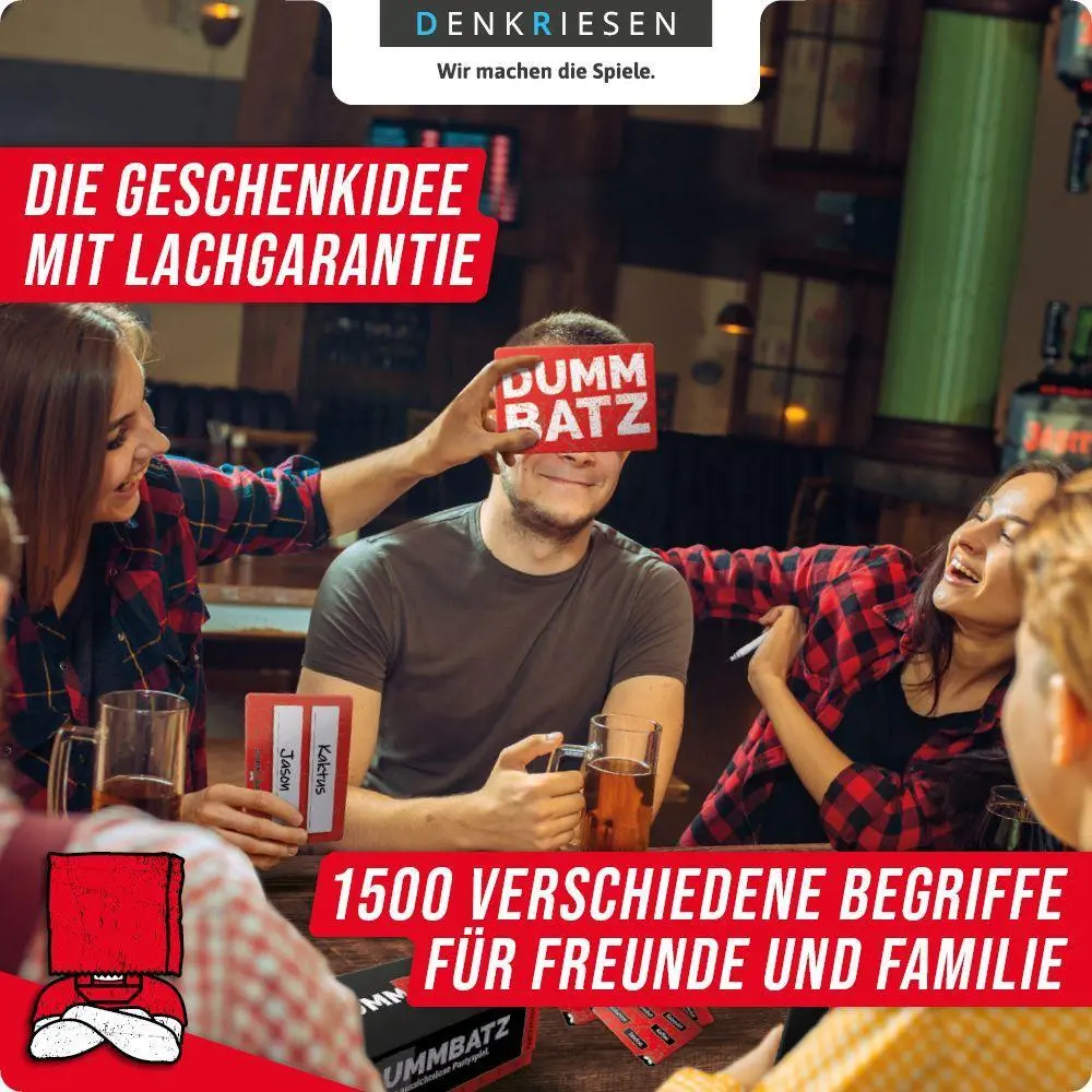 Bild: 4260528091133 | PARTYFIEBER - DUMMBATZ "Das aussichtslose Partyspiel" | Denis Görz