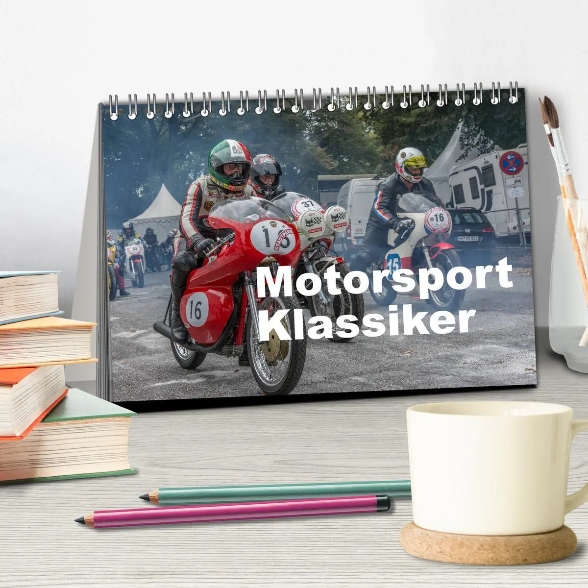 Bild: 9783457871133 | Motorsport Klassiker (Tischkalender 2026 DIN A5 quer), CALVENDO...