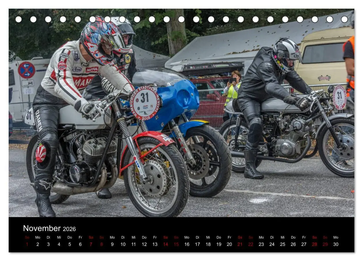 Bild: 9783457871133 | Motorsport Klassiker (Tischkalender 2026 DIN A5 quer), CALVENDO...