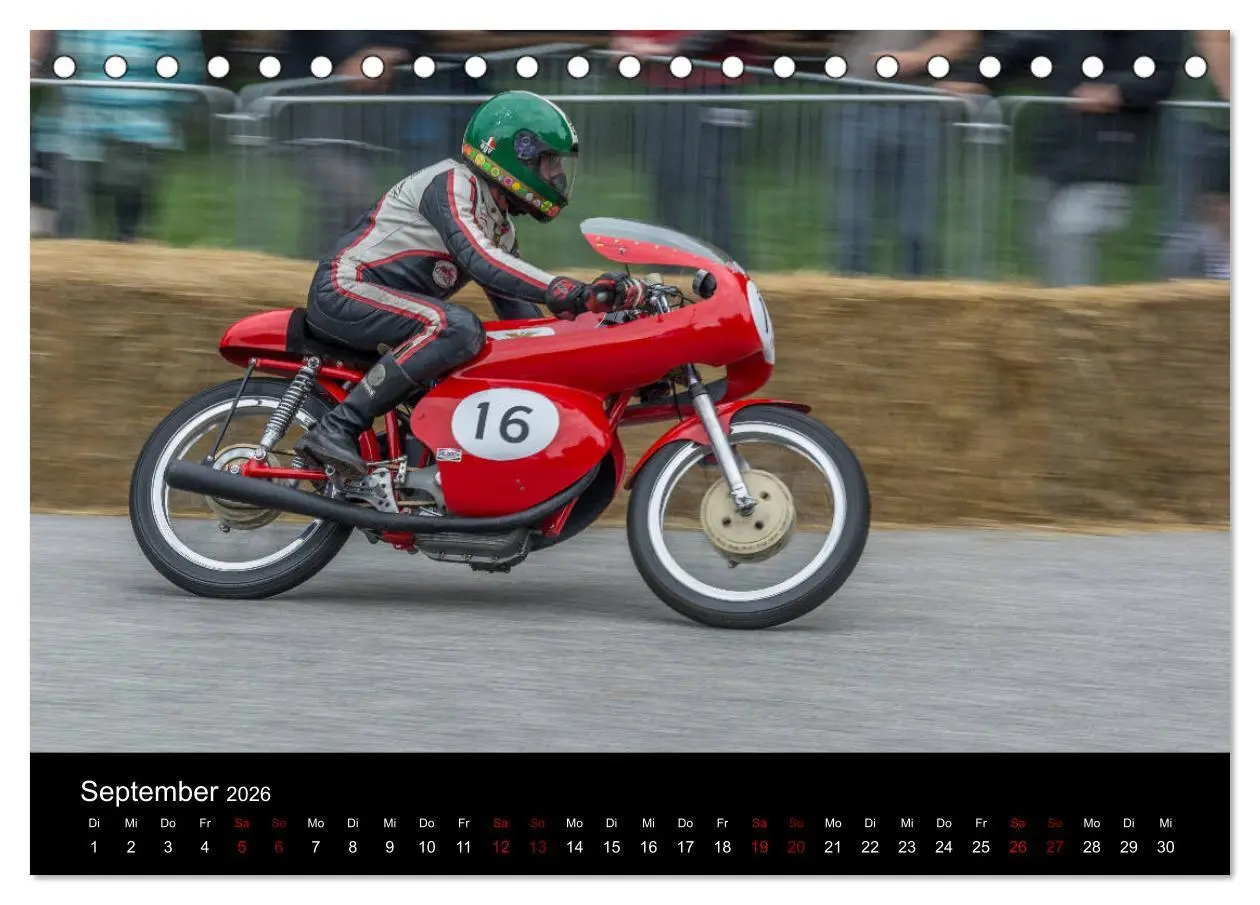 Bild: 9783457871133 | Motorsport Klassiker (Tischkalender 2026 DIN A5 quer), CALVENDO...