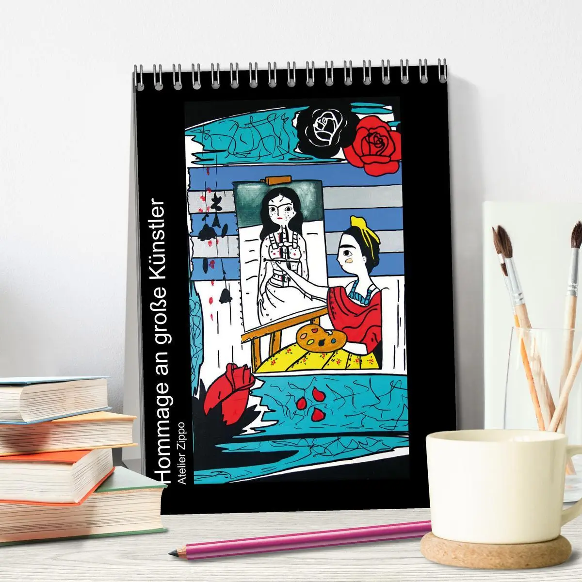 Bild: 9783516341133 | Hommage an große Künstler (Tischkalender 2026 DIN A5 hoch),...