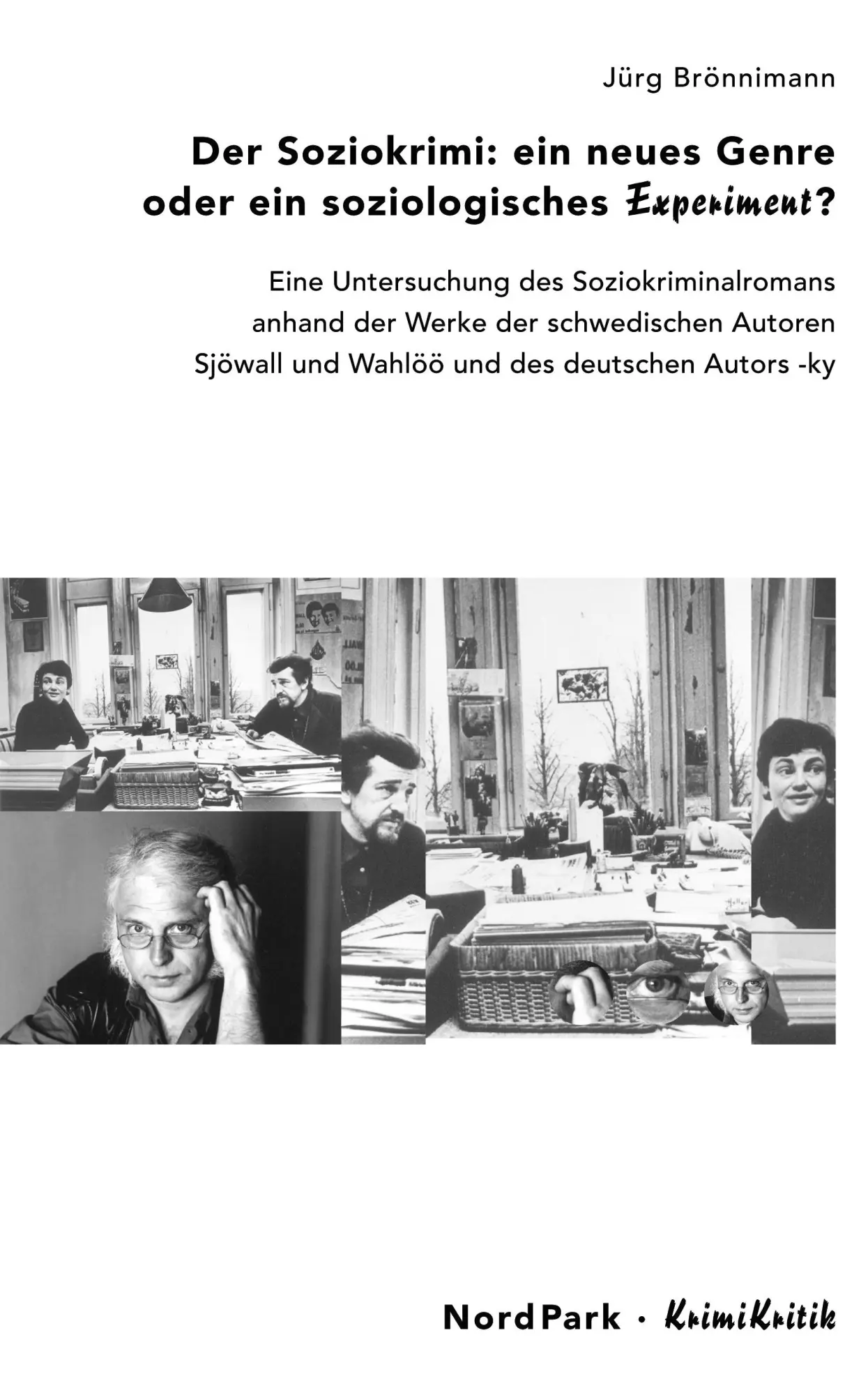 Cover: 9783935421133 | Der Soziokrimi: ein neues Genre oder ein soziologisches Experiment?