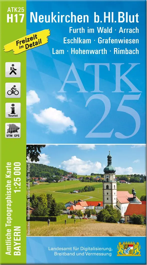 Cover: 9783987761133 | ATK25-H17 Neukirchen b.Hl.Blut (Amtliche Topographische Karte 1:25000)