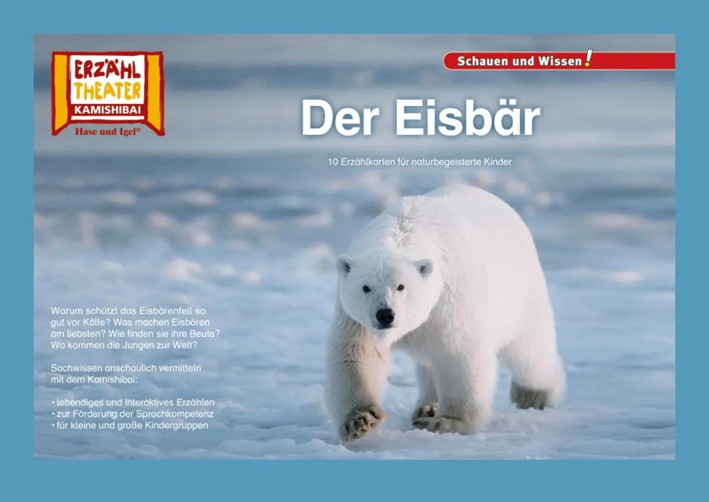 Cover: 4260505831233 | Kamishibai: Der Eisbär | 10 Fotobildkarten für das Erzähltheater | Box