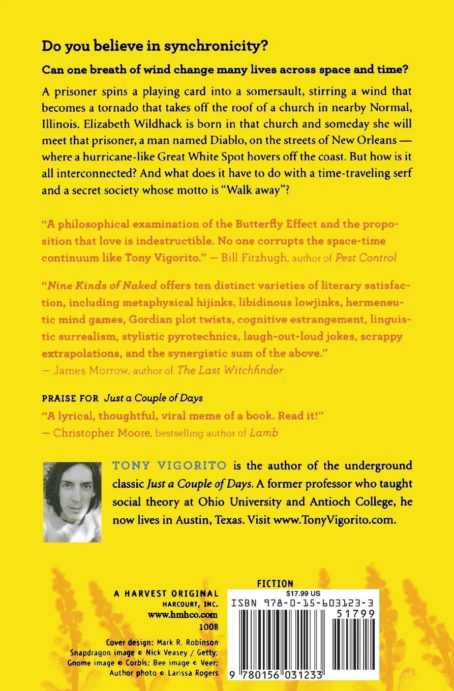 Rückseite: 9780156031233 | Nine Kinds of Naked | Tony Vigorito | Taschenbuch | Englisch | 2008