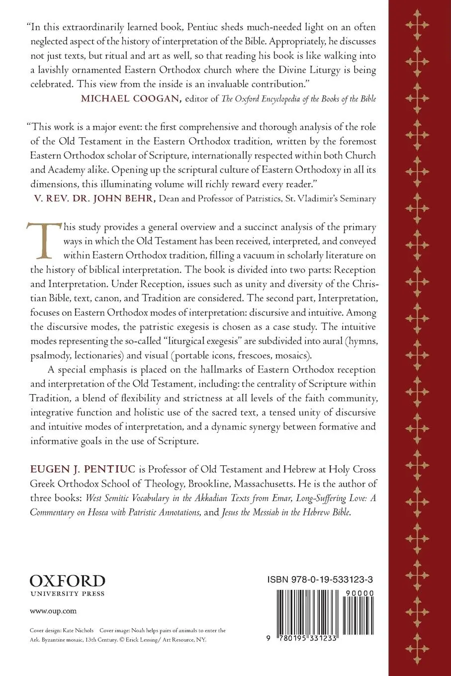 Rückseite: 9780195331233 | The Old Testament in Eastern Orthodox Tradition | Eugen J. Pentiuc