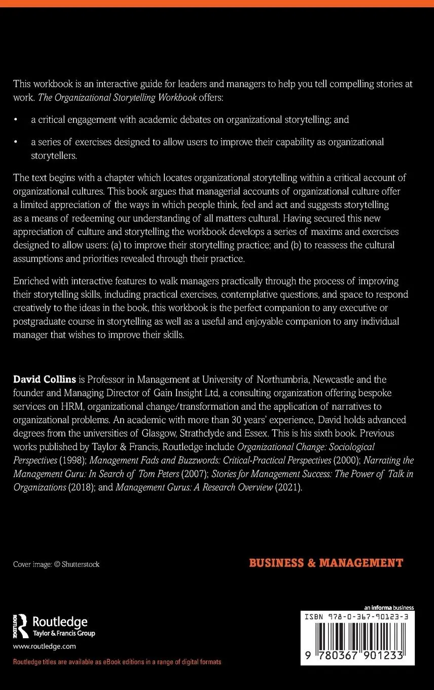 Rückseite: 9780367901233 | The Organizational Storytelling Workbook | David Collins | Buch | 2020