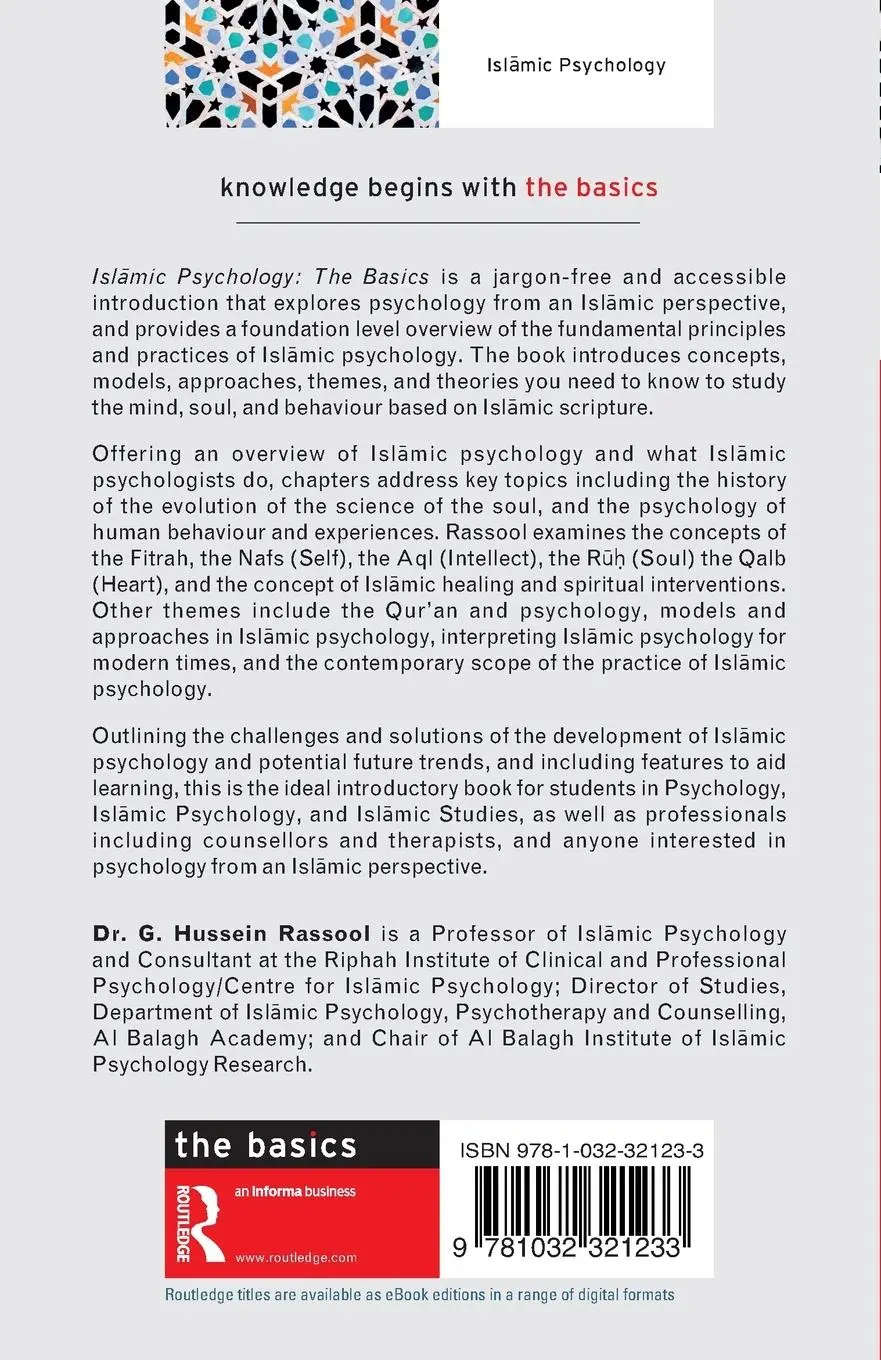 Rückseite: 9781032321233 | Islamic Psychology | The Basics | G. Hussein Rassool | Taschenbuch