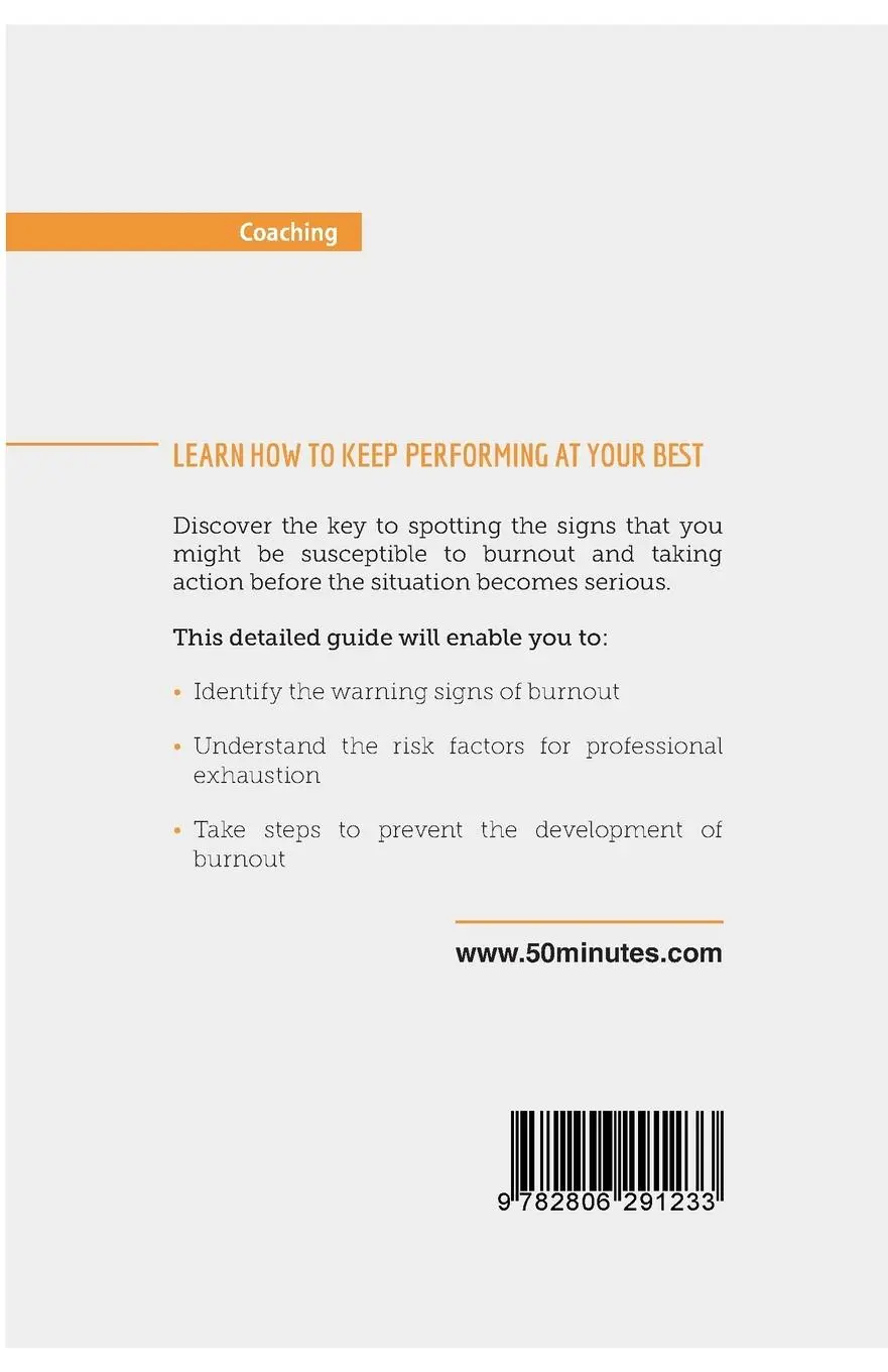 Rückseite: 9782806291233 | Preventing Burnout | The key to staying healthy and engaged at work