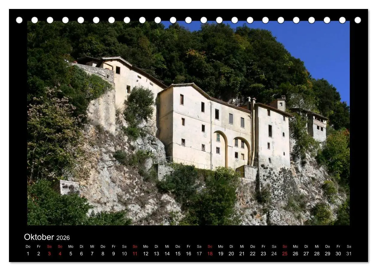 Bild: 9783516191233 | Auf den Spuren des Hl. Franziskus (Tischkalender 2026 DIN A5 quer),...