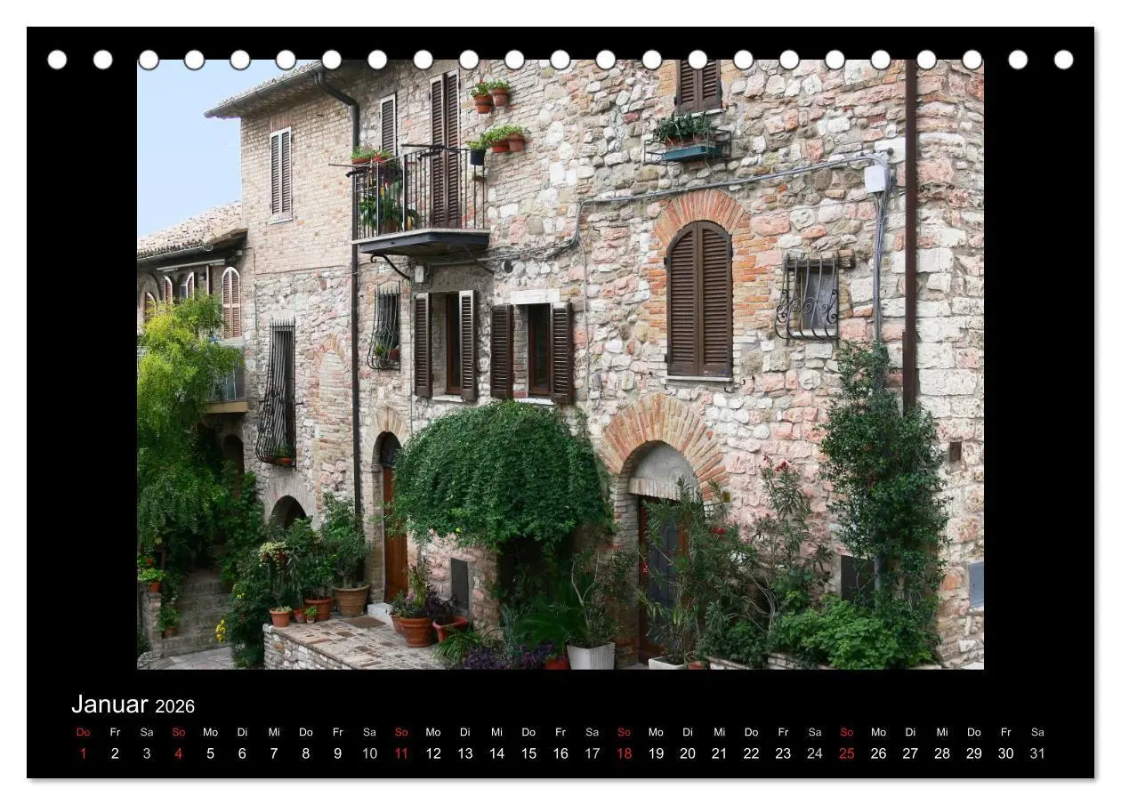 Bild: 9783516191233 | Auf den Spuren des Hl. Franziskus (Tischkalender 2026 DIN A5 quer),...
