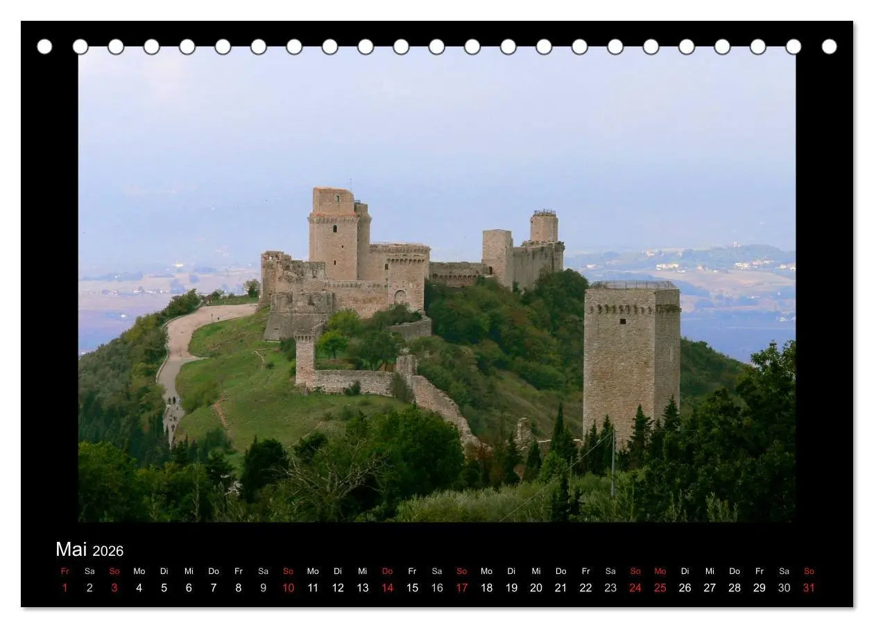 Bild: 9783516191233 | Auf den Spuren des Hl. Franziskus (Tischkalender 2026 DIN A5 quer),...