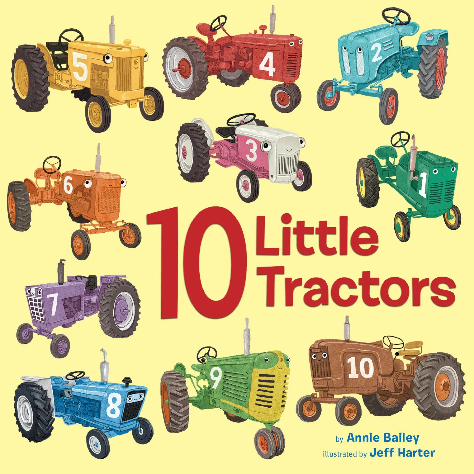 Cover: 9780593301333 | 10 Little Tractors | Annie Bailey (u. a.) | Buch | 10 Little Vehicles