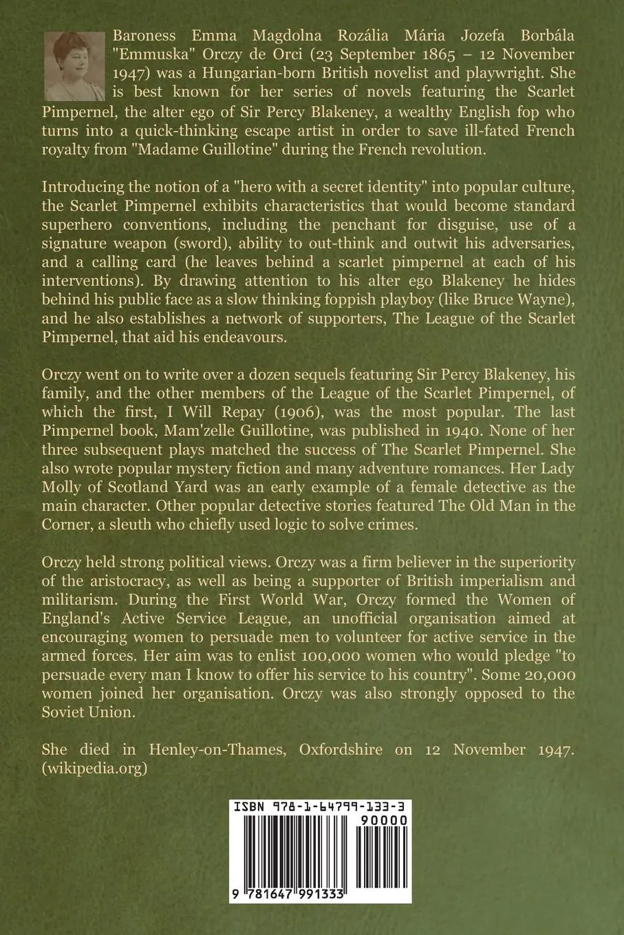 Rückseite: 9781647991333 | The Old Man in the Corner | Baroness Emmuska Orczy | Taschenbuch